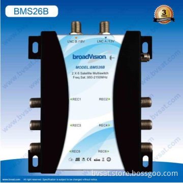 New Version Direct Tv Stand-alone 2x6 Multiswitch For Satellite Tv 